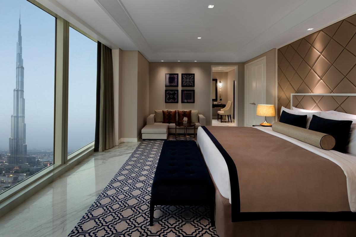 فندق تاج دبي المظهر الخارجي الصورة A bedroom at the Address Downtown